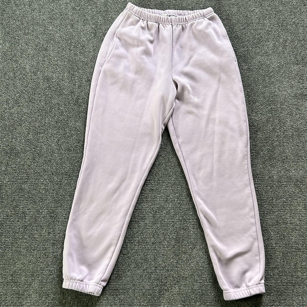 Fabletics Sweatpants Women Small Purple‎ Tapered Jogger Elastic Waist Pockets
